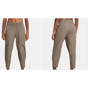 Under Armour UA Unstoppable Ankle Pants 1382741 Loose Fit Taupe Dusk Womens 2XLT